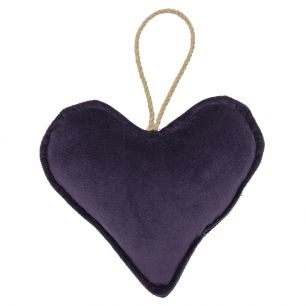 Hanger hart plum 16cm*